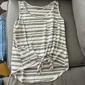 Juniors Striped Tank Top